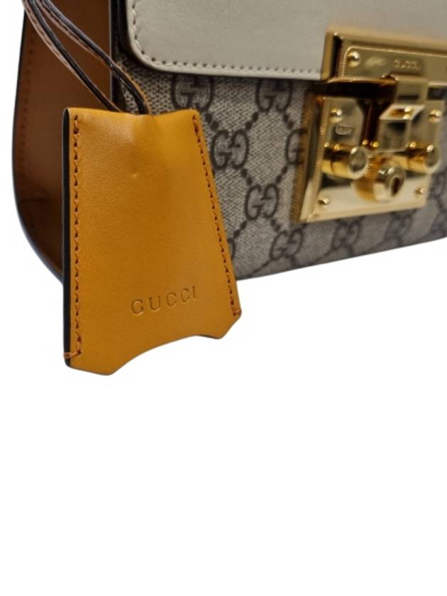 409487 Beige Padlock Small Gold Chain Shoulder Bag - GUCCI - BALAAN 7