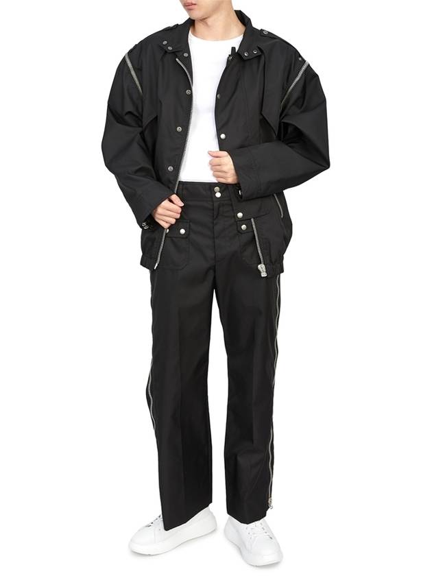 Metamorfosi Multi Zip-Up Jacket Black - GUCCI - BALAAN 7