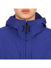 Soft Shell RE Dye Technology Hooded Jacket Blue - STONE ISLAND - BALAAN 8