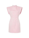 Nina Cotton Short Dress Light Pink - ISABEL MARANT - BALAAN 2