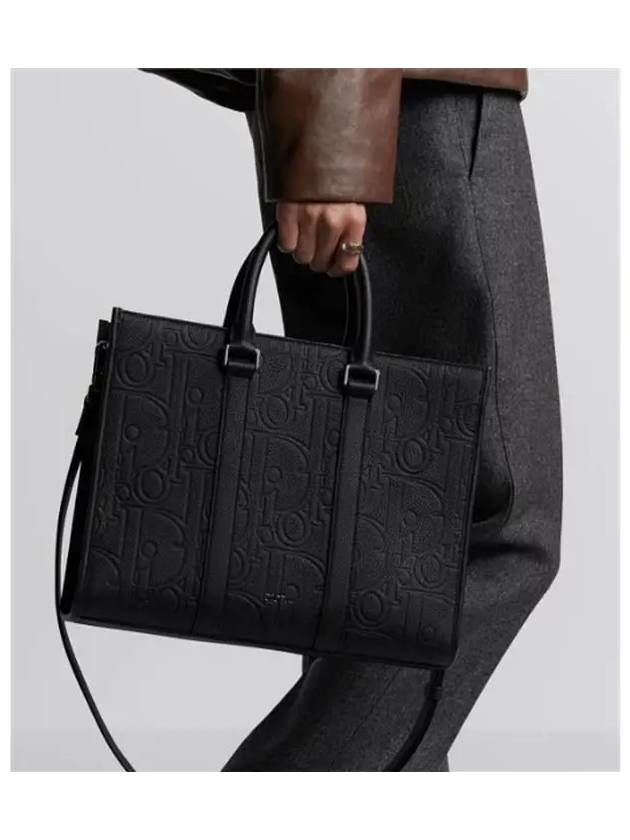 East West Medium Tote Bag Black - DIOR - BALAAN 4