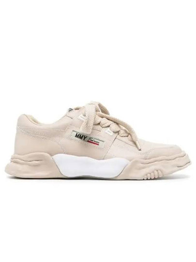 Parker OG Sole Leather Low Top Sneakers Beige - MAISON MIHARA YASUHIRO - BALAAN 2