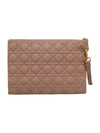 S5086UWHC Caro Large Daily Pink Pouch Clutch Bag - DIOR - BALAAN 3