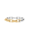 monogram chain bracelet silver gold - LOUIS VUITTON - BALAAN 1