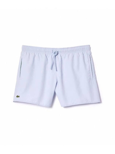 Men's Light Quick Dry Swim Shorts Light Blue - LACOSTE - BALAAN 2