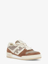 FF Logo Low-Top Sneakers Brown - FENDI - BALAAN 2