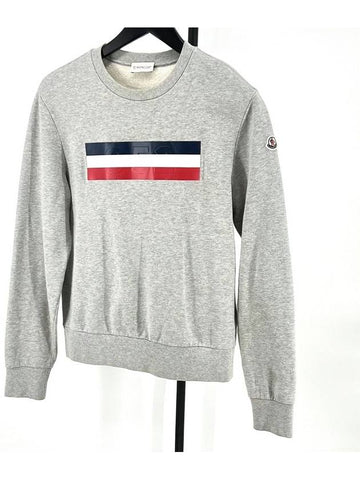 Long sleeve sweatshirt gray size S - MONCLER - BALAAN 1