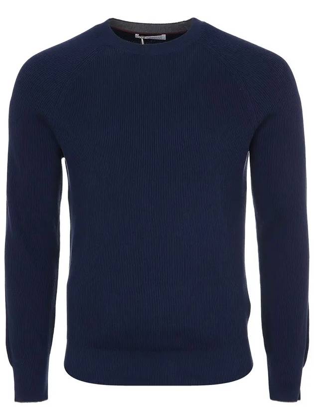 Sweater M29400100CL598 BLUE - BRUNELLO CUCINELLI - BALAAN 3