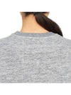 Women's Gold Star Athena Archball Sweatshirt Sweatshirt Melange Gray - GOLDEN GOOSE - BALAAN.