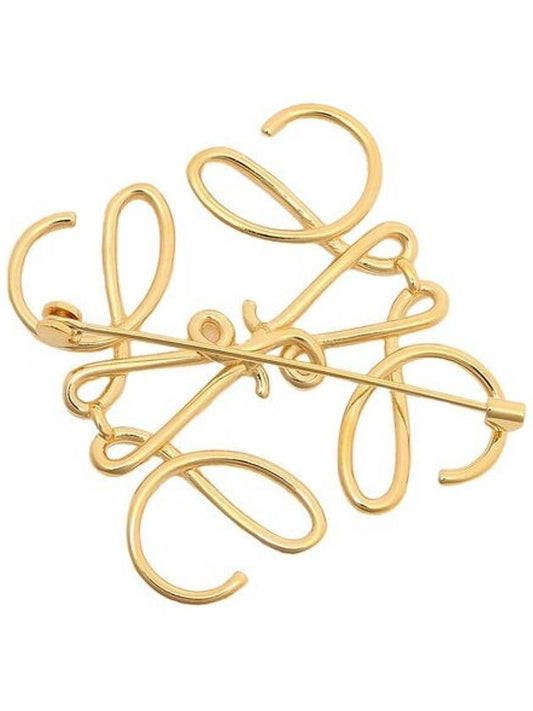 Anagram Brooch 11125020 Metal Gold - LOEWE - BALAAN 2