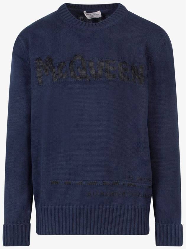 23 ss MCQUEEN Graffiti Cotton Sweater 626454Q1WZL4581 B0650034975 - ALEXANDER MCQUEEN - BALAAN 1