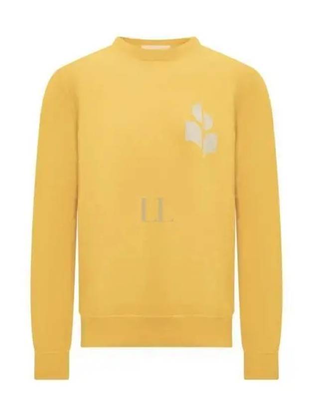 Evans Logo Crew Neck Knit Top Yellow - ISABEL MARANT - BALAAN 2