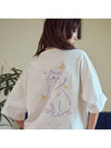 Kitten Fly Embroidered Short Sleeve Tee Cream - CPGN STUDIO - BALAAN 1