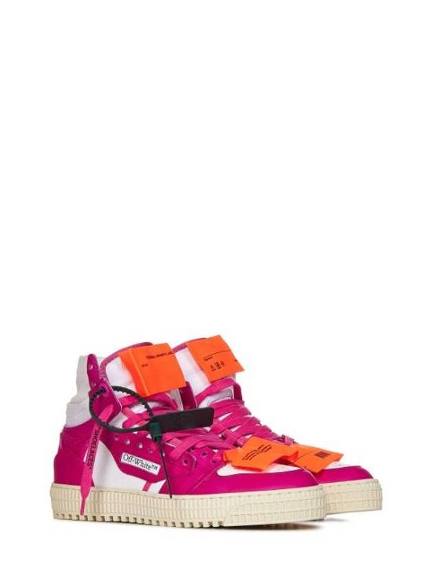 Off-Court 3.0 High Top Sneakers White Fuchsia - OFF WHITE - BALAAN 3