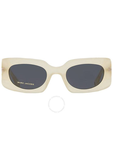 Marc Jacobs Grey Rectangular Ladies Sunglasses MJ 1075/S 040G/IR 50 - MARC JACOBS - BALAAN 1