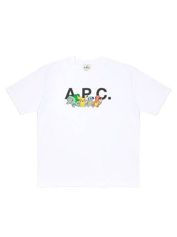 Pokémon The Crew Short Sleeve T-Shirt White - A.P.C. - BALAAN 1