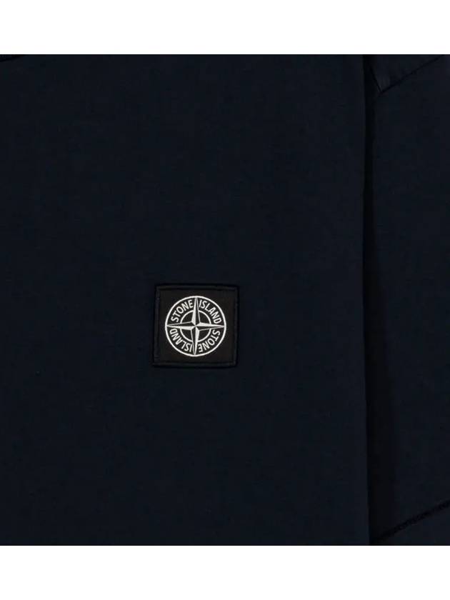 Logo Patch Short Sleeves T-Shirt Navy - STONE ISLAND - BALAAN 4