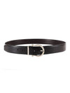 Gancini Reversible Leather Belt Black - SALVATORE FERRAGAMO - BALAAN 1