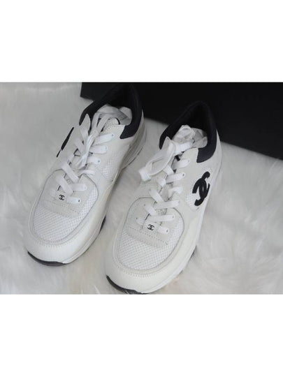 CC logo quilting tennis sneakers G38299 40 5 - CHANEL - BALAAN 2