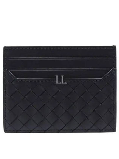 Piccolo Intrecciato Card Holder Black - BOTTEGA VENETA - BALAAN 2