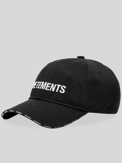 Iconic Logo Ball Cap Black - VETEMENTS - BALAAN 2