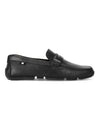 Men's Pavel Logo Driving Shoes Black - BALLY - BALAAN.