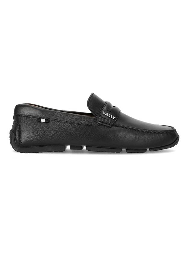 Men's Pavel Logo Driving Shoes Black - BALLY - BALAAN 1