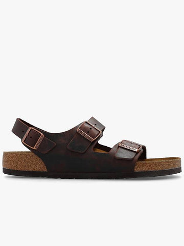 Birkenstock ‘Milano BS’ Sandals, Men's, Brown - BIRKENSTOCK - BALAAN 1