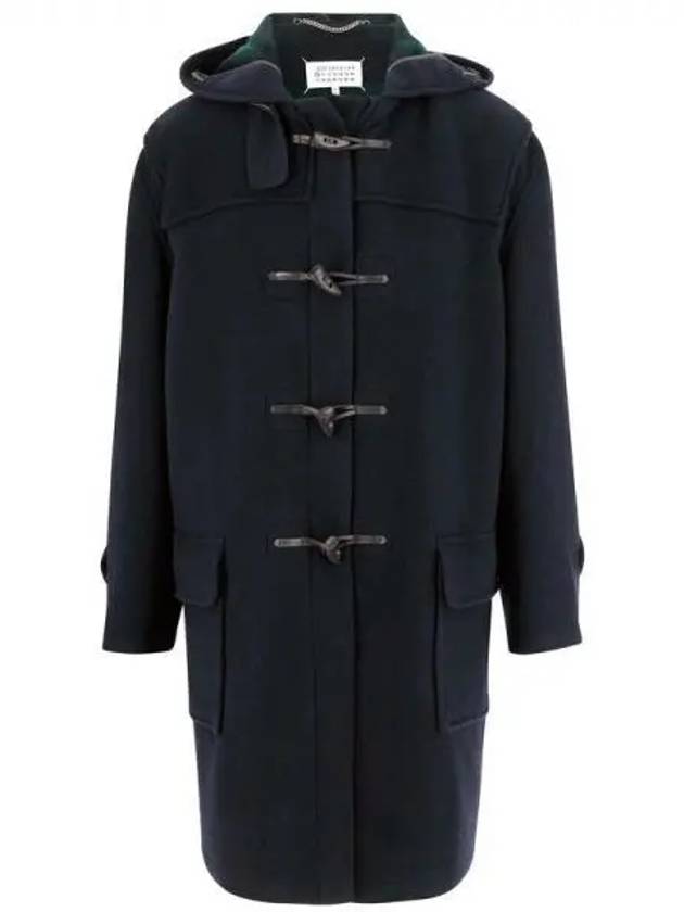 Maison Margiela Wool Hooded Coat 270307 - MAISON MARGIELA - BALAAN 1