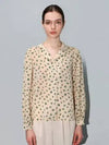 Mini Flower Blouse Beige - DAMAGE MNEMONIC - BALAAN 1