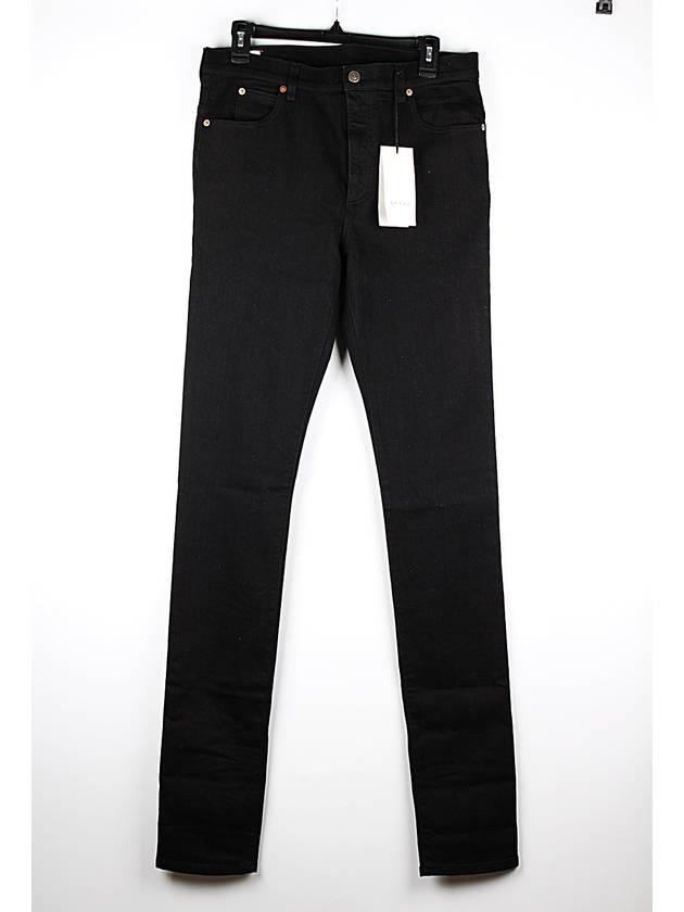 Men s Black Denim Pants 544678 - GUCCI - BALAAN 2