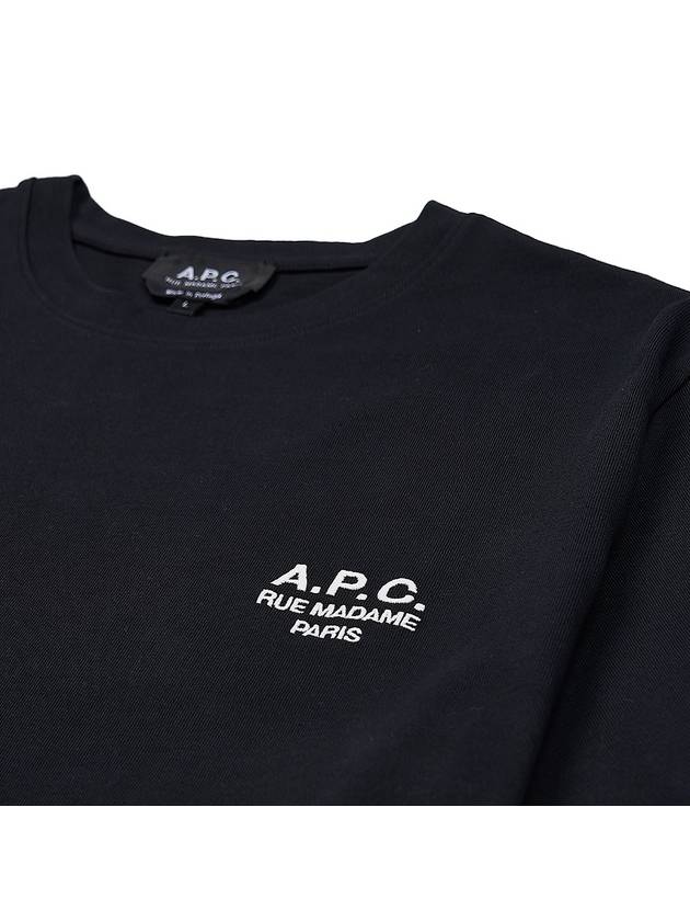 Raymond Short Sleeve T-shirt Black - A.P.C. - BALAAN 4