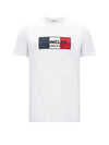 Tri-Color Motif Short Sleeve T-Shirt White - MONCLER - BALAAN 2