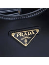 Medium Leather Shoulder Bag Black - PRADA - BALAAN 6