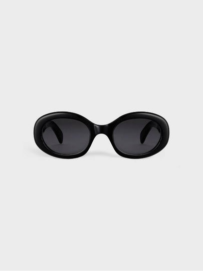 Eyewear Triomphe 01 Acetate Sunglasses Black - CELINE - BALAAN 2