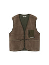 Pocket Fleece Vest Brown - HARDGEAR APPAREL - BALAAN 2