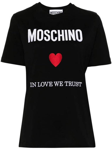 Moschino T-Shirt With Print - MOSCHINO - BALAAN 1