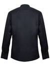 Men's Embroidered ORB Long Sleeve Shirt Black - VIVIENNE WESTWOOD - BALAAN 3