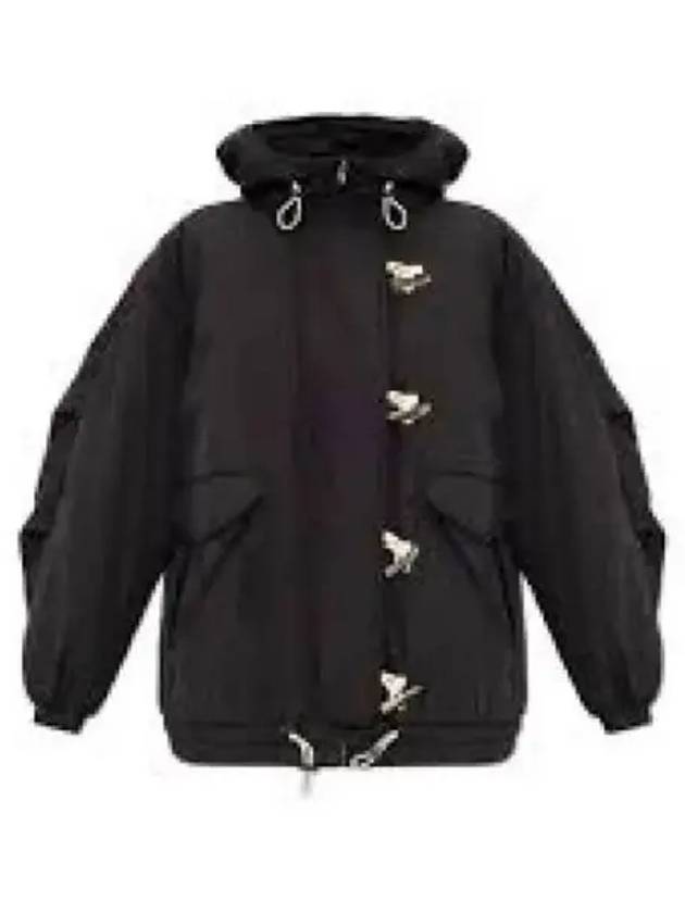 Daisy Hooded Parka Black - ISABEL MARANT - BALAAN 1