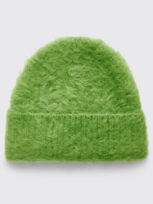 Mohair Beanie Green - ACNE STUDIOS - BALAAN 1