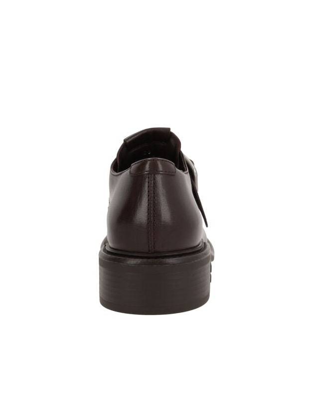 Leather Brogue Loafers Brown - MIU MIU - BALAAN 5