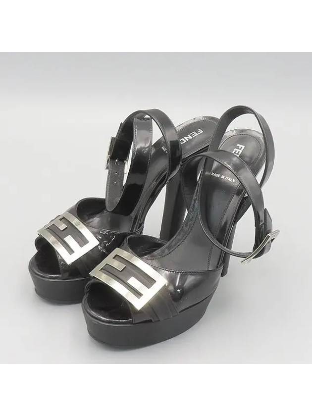 Smith Market used luxury goods FF logo sandals women s shoes - FENDI - BALAAN 4