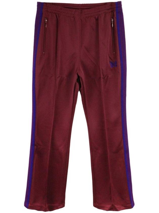 Poly Smooth Bootcut Track Pants Wine - NEEDLES - BALAAN 1