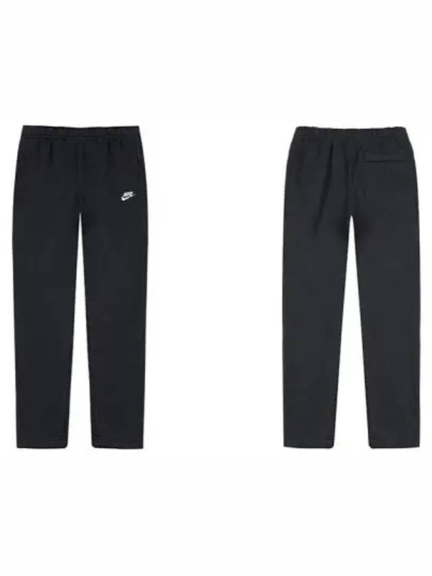 Men's Sportswear Club Fleece Track Pants Black - NIKE - BALAAN 6