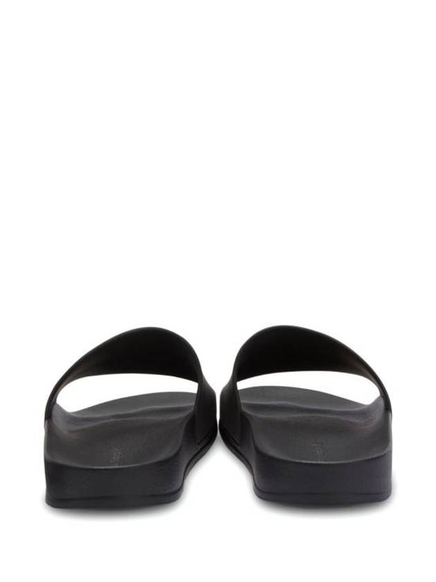 Logo Slippers Black - PALM ANGELS - BALAAN 5