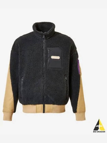 Modern Retro Sherpa Jacket CARBONBEITON - ADIDAS - BALAAN 1