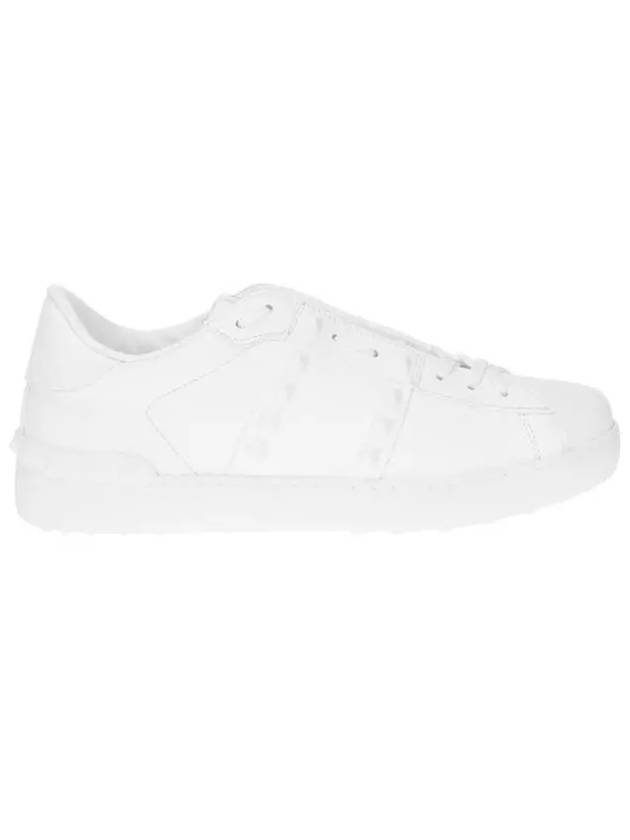 Rockstud Untitled Low Top Sneakers White - VALENTINO - BALAAN 3