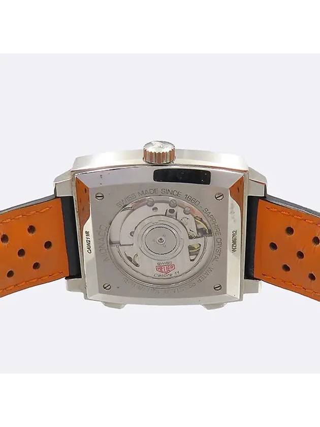 AW211R FC6401 Monaco Gulf Special Edition Automatic 39MM Leather Band Men s Watch - TAG HEUER - BALAAN 4