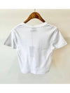 AU Australian SEAL RIB slim fit crop t shirt ST123S3002 white WOMENS AU8 S 12 L - STUSSY - BALAAN 4