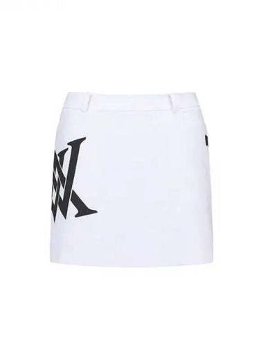 Annew Women s H Line Big Logo Skirt AGCSQ02WH Domestic Product GQCY22101167581 - ANEWGOLF - BALAAN 1